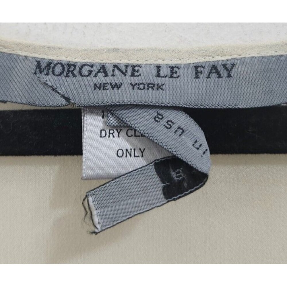 Morgane Le Fay Ruslan dress Ivory silk chiffon Size S - Picture 7 of 12